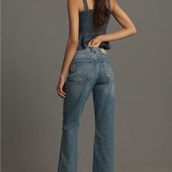 Pistola Ally High Rise Crop Flare Jeans- Never Worn! - Picture 3 of 8